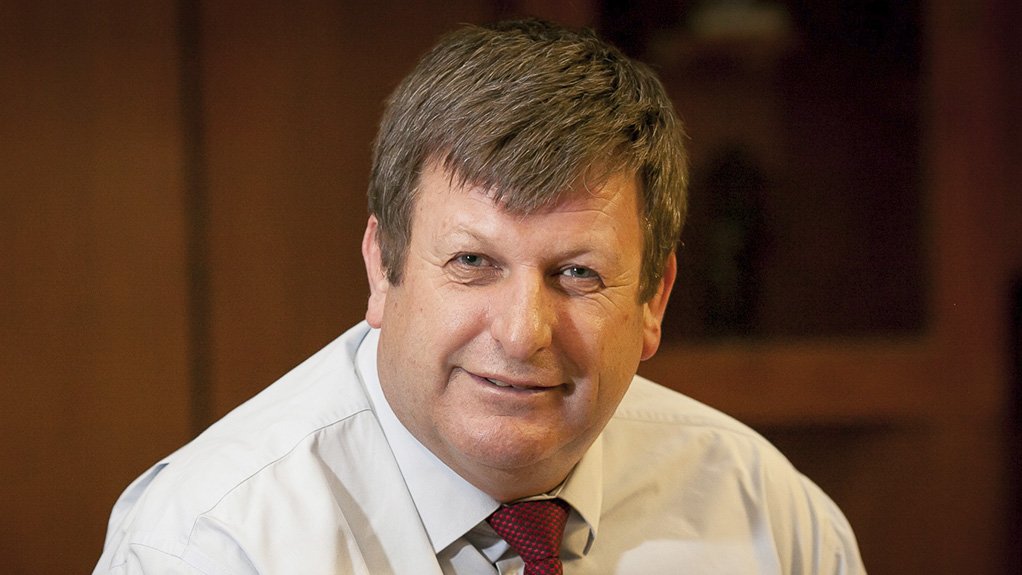 An image of Harmony CEO Peter Steenkamp