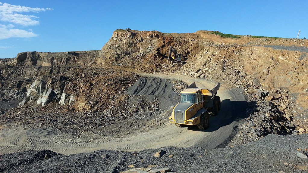 An image depicting an opencast quarry