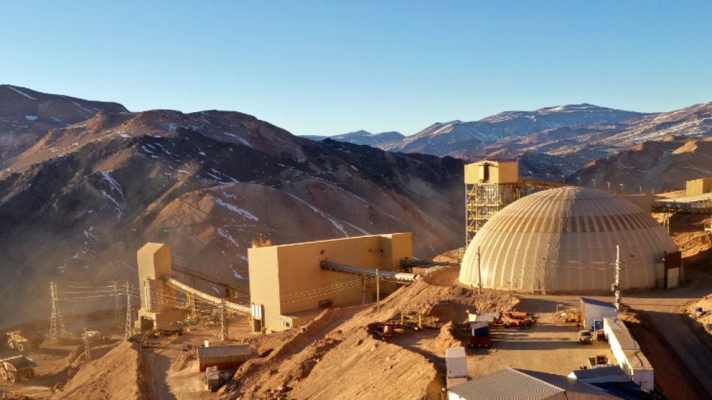 An image of the Veladero mine