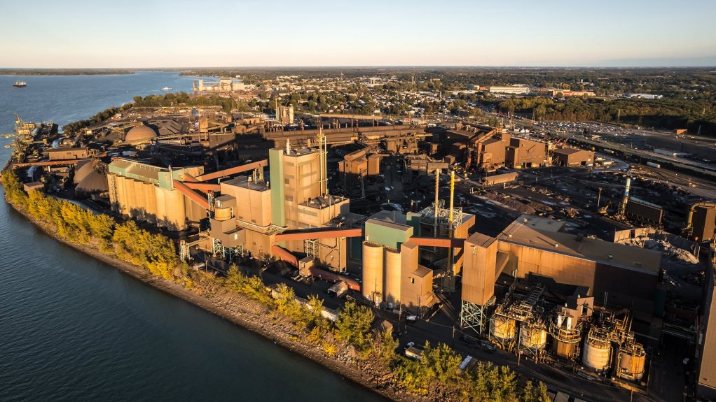 An image Rio Tinto Fer et Titane operations in Sorel-Tracy, Quebec.