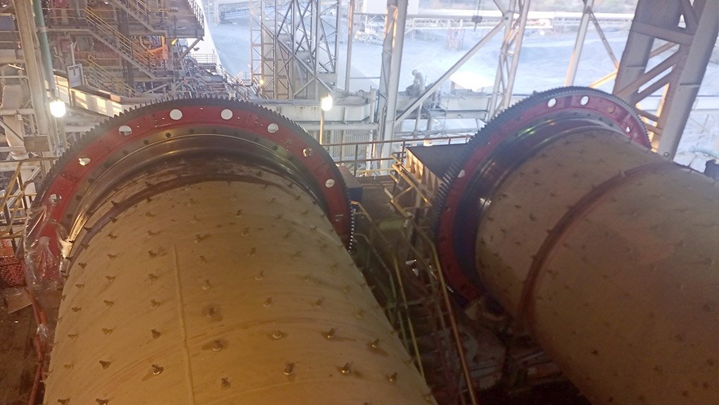 SEW-EURODRIVE girth gears installed on the secondary scrubbers at De Beers Venetia Diamond Mine in Limpopo province.