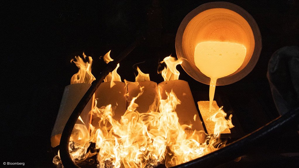 Image of gold refining