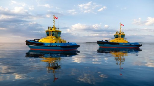 An image of electric tug boats