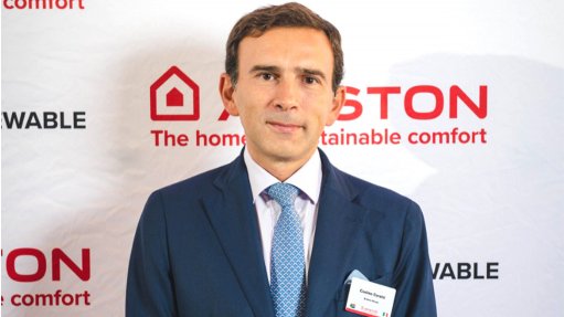 An image of Ariston Group chief strategy officer and Middle East, Africa and Asia VP Cosimo Corsini