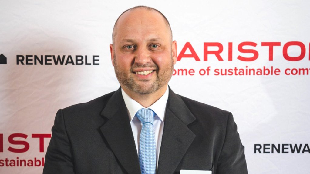 An image of Ariston Group South Africa country manager Wayne Vertue