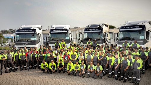 Image of the team at the Volvo Trucks SA plant in Durban