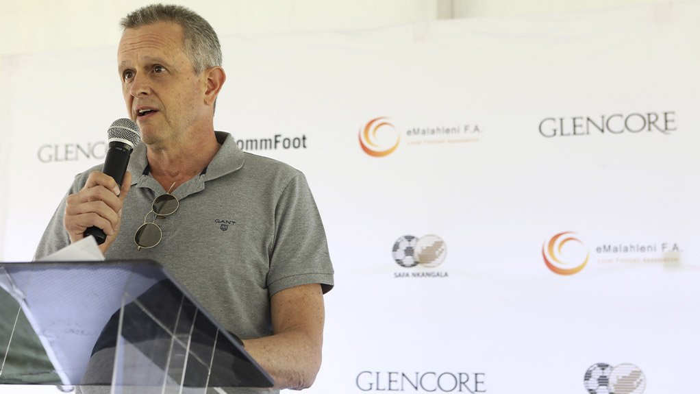 Glencore partners with SAFA to develop young soccer players and coaches in local communities