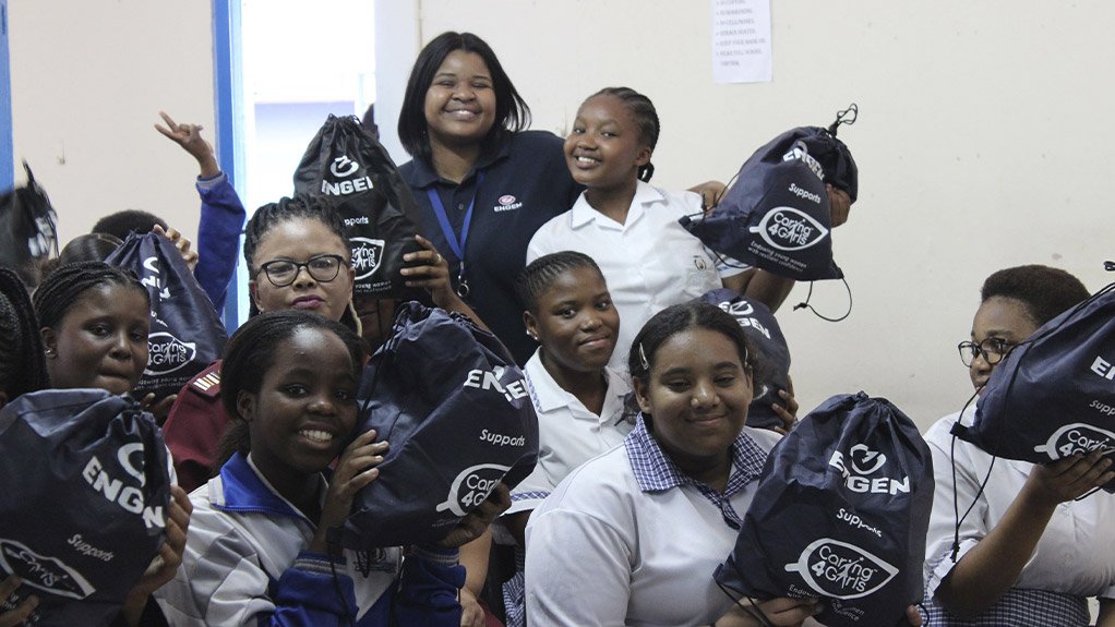 Caring4Girls and Engen visit Durban South schools 