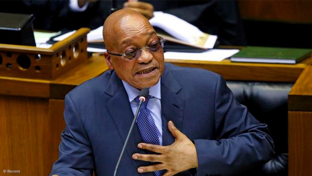 Image of former president Jacob Zuma,