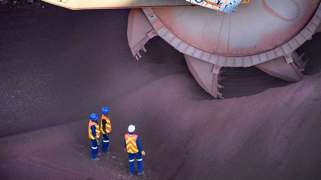 Iron-ore operations at Anglo American's Kumba Iron Ore.