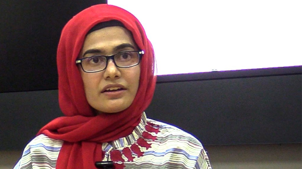 An images of Wits School of Geography, Archaeology and Environmental Studies senior lecturer Dr Iqra Atif