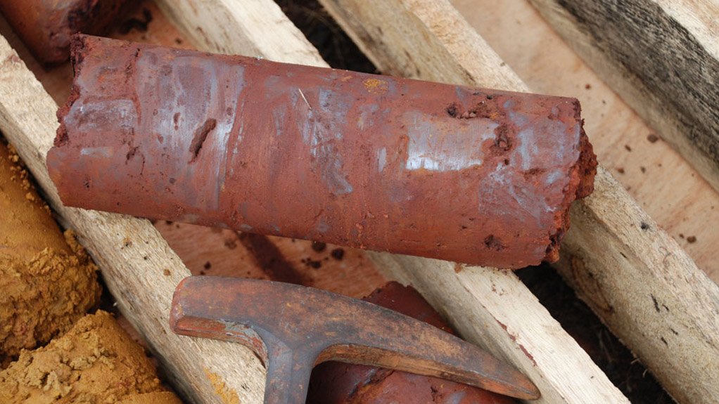 Image of iron-ore core
