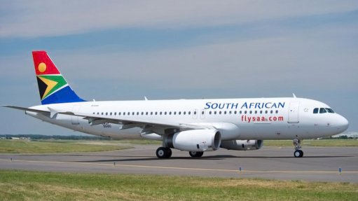 Photo of a South African Airways aircraft