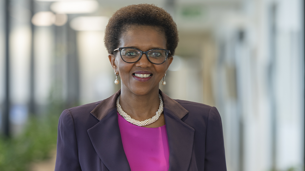 An image of Minerals Council president Nolitha Fakude