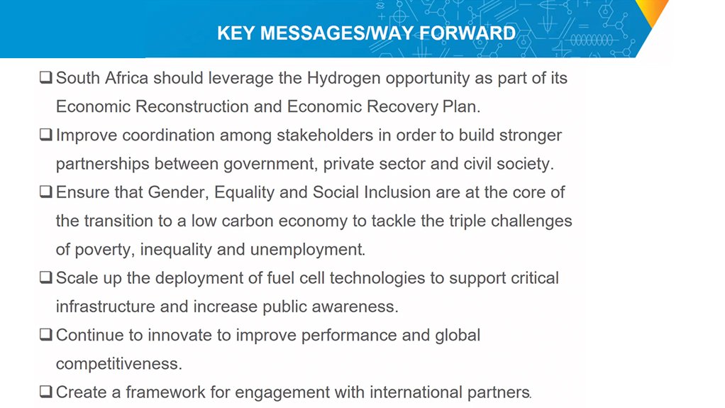 Key green hydrogen messages.