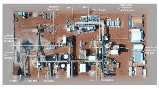 Browns Range heavy earths pilot plant development project, Australia – update