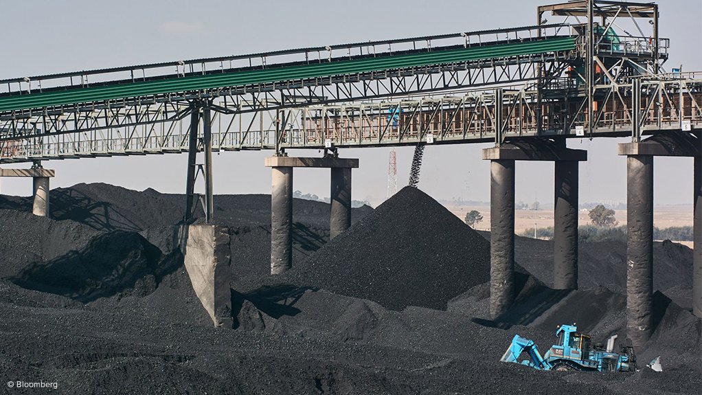 An image of the Mafube coal mine in South Africa