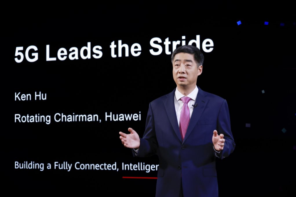 Image of Huawei rotating chairperson Ken Hu