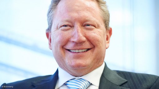 Image shows a smiling Andrew Forrest