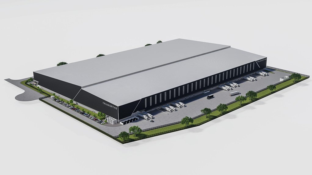 Artist's impression of Truworths' new distribution centre