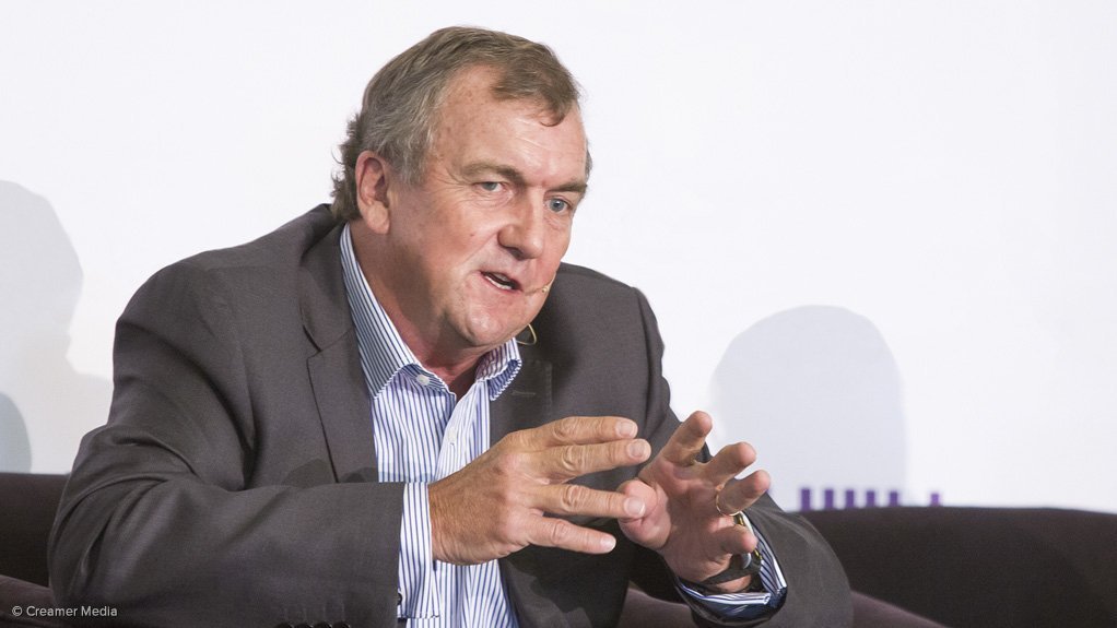 An image of Barrick CEO Mark Bristow 