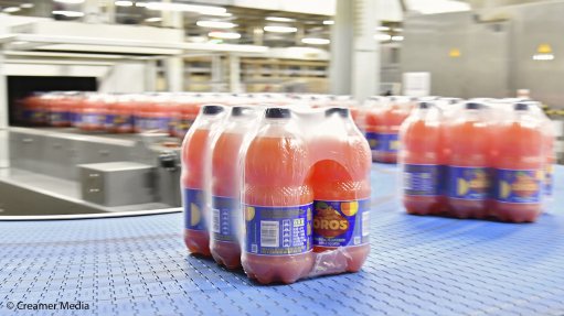 Oros production line, at Tiger Brands' Roodekop facility 