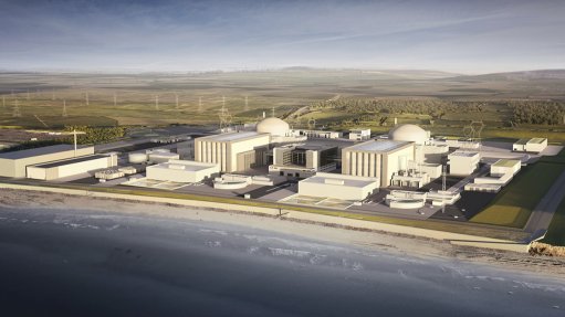 Artist's impression of the Hinkley C NPP, in the UK