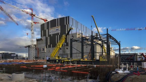 The ITER under construction, in France
