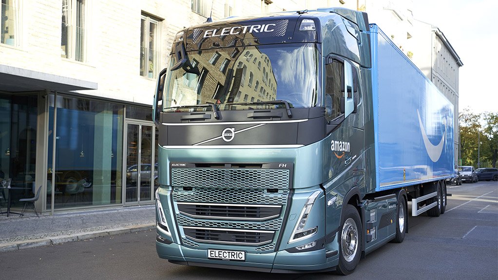 Image of a Volvo FH Truck for Amazon