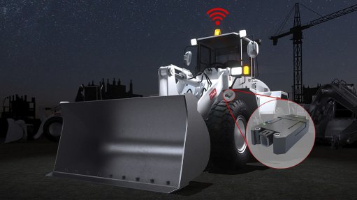 Image of Danfoss wheel loader with CS10 gateway remote service pass
