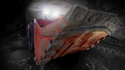 Image of a loader to show that Sandvik’s ground engaging tools provide protection for loader buckets


