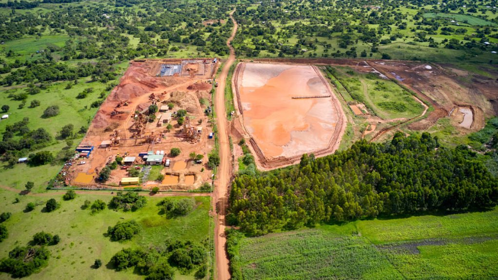 Aerial image of the Kilimapesa mine, in Botswana