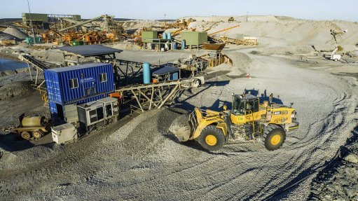 An image of the TOMRA PRO Secondary Laser sorter at Galaxy Resources’ Mt Cattlin mine, in Western Australia