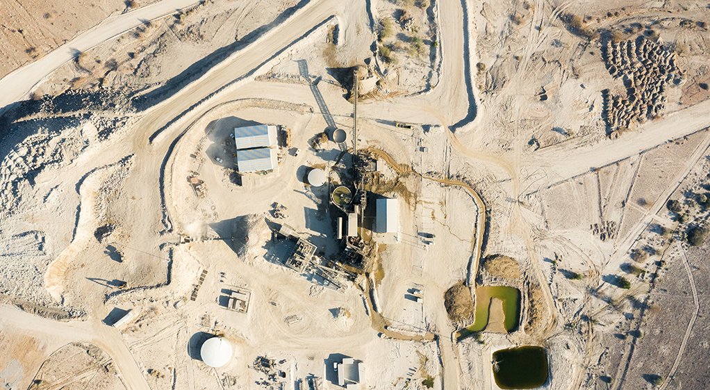 An image of the Uis mine in Namibia