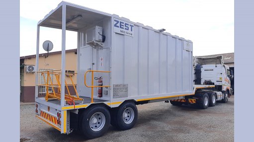 The 33kV mobile switching station supplied by Zest WEG