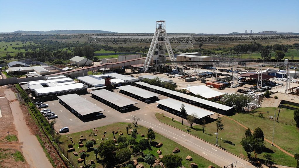 An image of the Blyvoor gold mine in Gauteng 