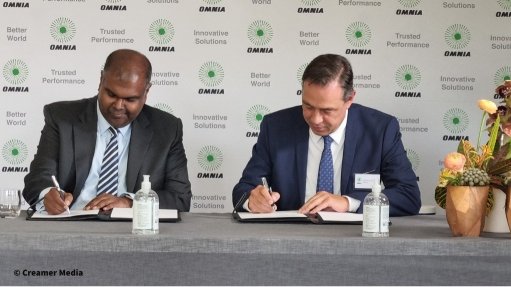 Omnia signs MoU with German energy group to explore green ammonia production