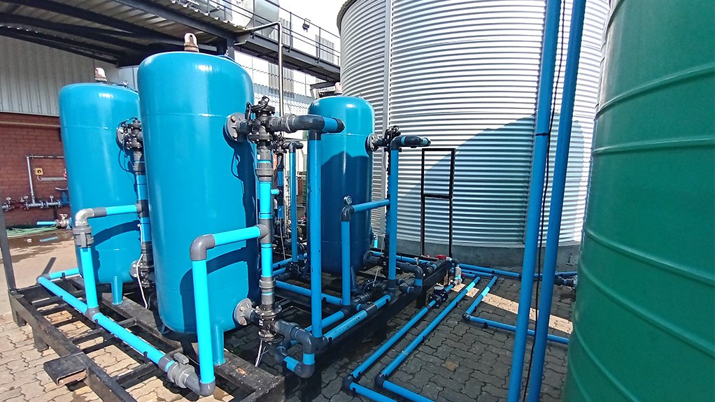 Wastewater treatment system installed on site