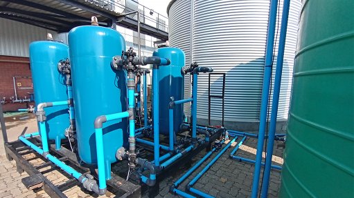 Wastewater treatment system installed on site