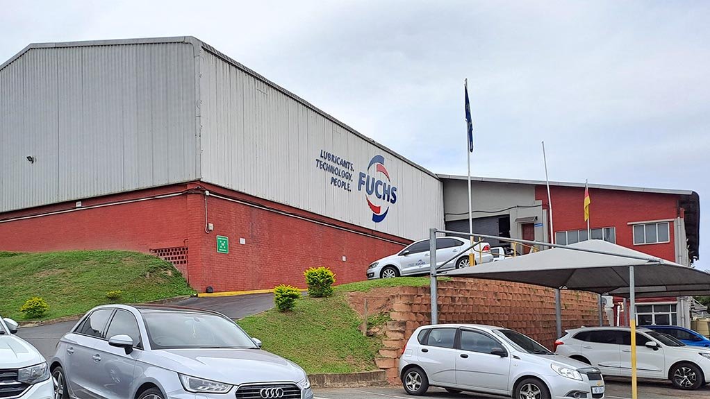 The Fuchs Lubricants warehouse in Durban