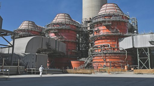 Image of Eskom Kusile power station flue gas desulphurisation plant 