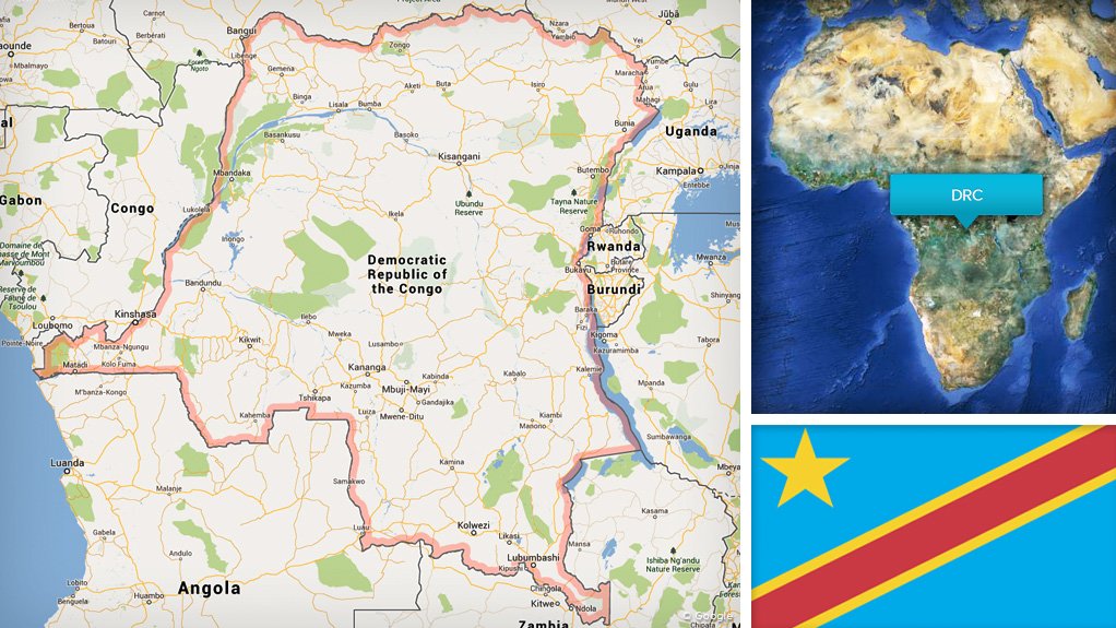 Image of DRC map/flag