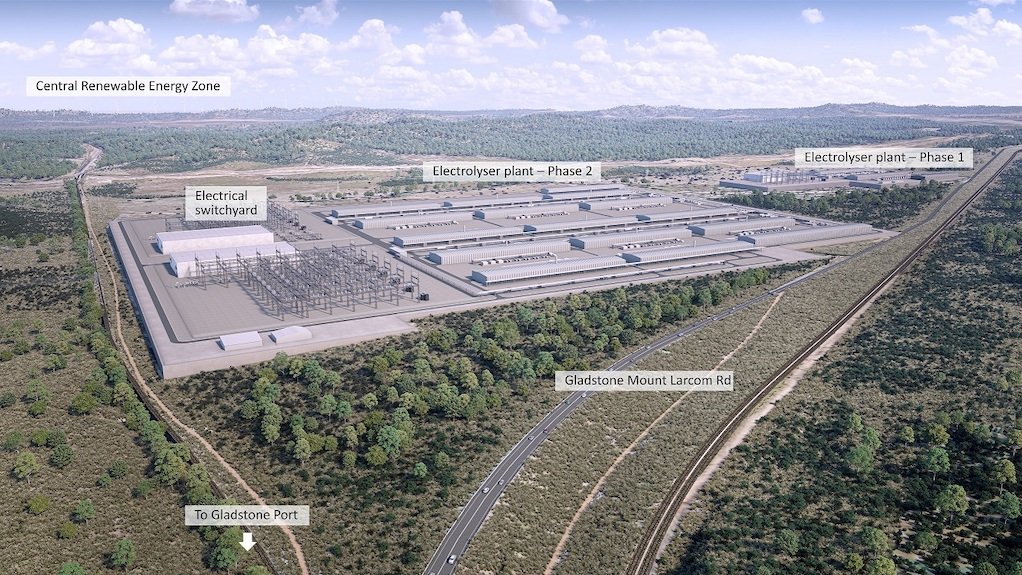 Artist's impression of the proposed CQ-H2 project