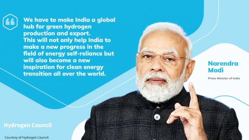 Prime Minister Narendra Modi is intent on making India a global green hydrogen hub. 