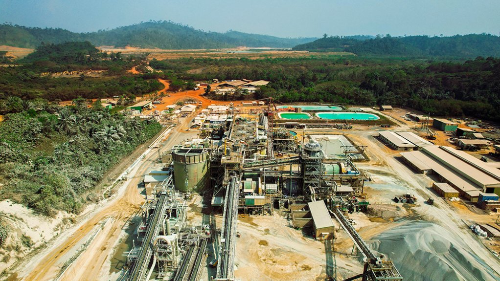 An image of Asante Gold's Bibiani and Chirano processing facility
