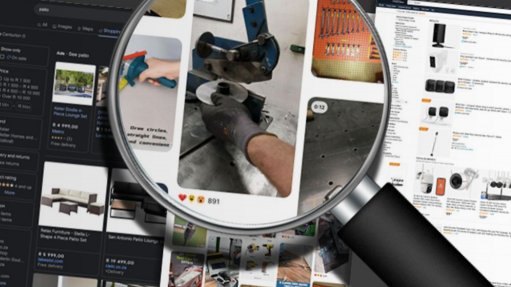 Image of a magnifying glass over a product catalogue
