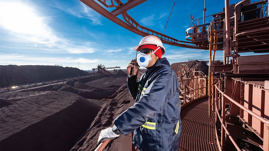 Iron-ore at the Saldanha port.