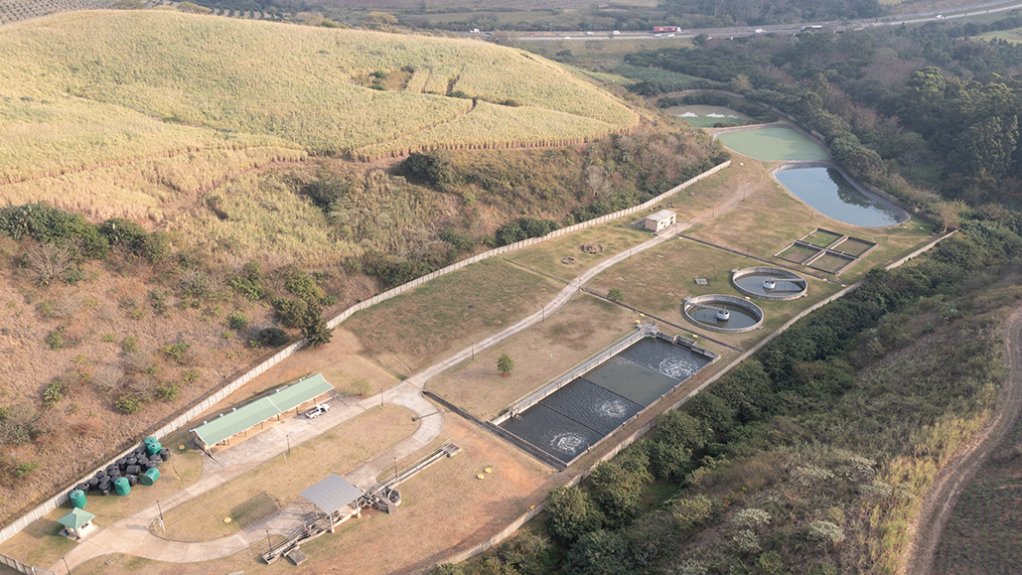 An image of Siza Water Sheffield wastewater treatment plant situated north of Ballito in KwaZulu-Natal