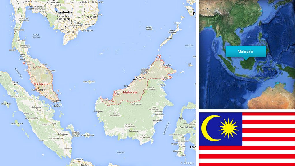 Image of Malaysia map/flag