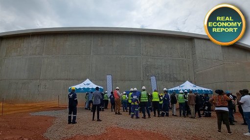Rand Water unveils 210 Ml Vlakfontein reservoir
